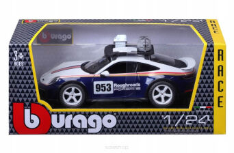 BBURAGO 1:24 RACING DAKAR PORSCHE BLUE 0292 NN