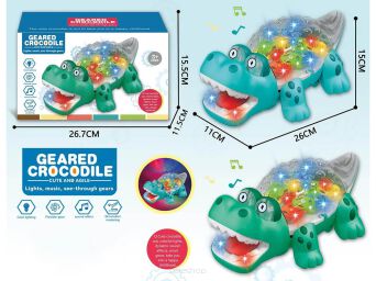 KROKODYL GEAR ŚW. DŹW. 26X15 CM 7688 NN