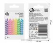 ŚWIECZKI URODZINOWE 24 SZT KOLOROWE 6 CM [10] 1529 - 2