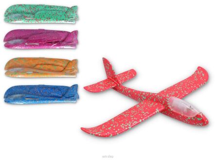 SAMOLOT SZYBOWIEC STYROPIANOWY 37X38 CM 4245