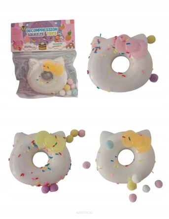 GNIOTEK SQUISHY USZY KOTKA 7X6,5 CM (16) 4321