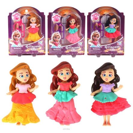 LALKA PRINCESS Z PODWÓJNĄ SPÓDNICĄ 11X15 CM 4464