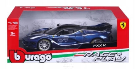 BBURAGO 1:18 FERRARI FXX-K EVO BLUE 5061 NN