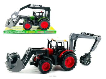 TRAKTOR Z MASZYNĄ ROLNICZĄ TUREM 35X16 CM 1776