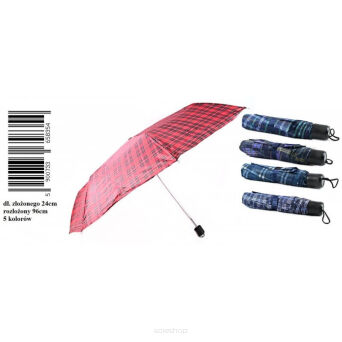 PARASOL SKŁADANY KRATKA 8354