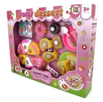 ZESTAW KUCHENNY CIASTO SŁODYCZE HERBATA 40X28 6366