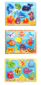 @@ ŁOWIENIE RYBEK DREWNIANE 30X22X2 CM 0497