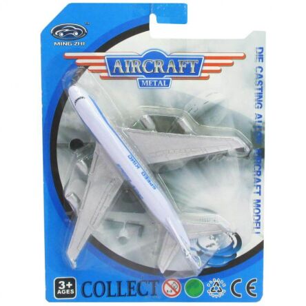 SAMOLOT METALOWY 14 CM 3637