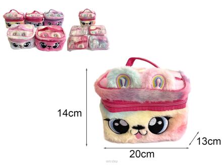 PIÓRNIK / KUFEREK PLUSZ Z OCZAMI 14X20 CM 3314