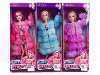 LALKA W DŁUGIM FUTERKU 32X12 5571