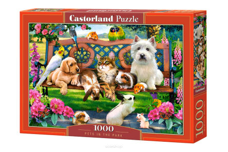 CASTOR PUZZLE 1000 PETS IN THE PARK 4406