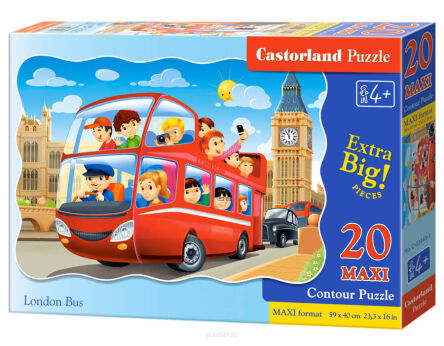 CASTOR PUZZLE 20 MAXI LONDON BUS 2443