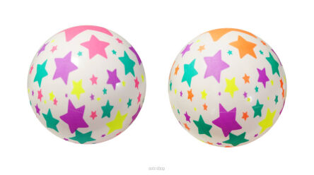 PIŁKA GUMOWA GWIAZDKI 23 CM 1452