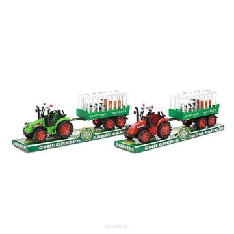 TRAKTOR Z PRZYCZEPĄ ZE ZWIERZĘTAMI 33x11 3710