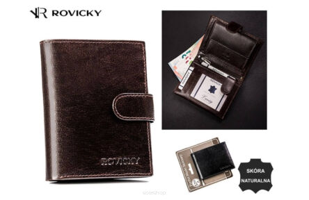 PORTFEL MĘSKI SKÓRA N4L-RPVT-BL BROWN 9601 NN