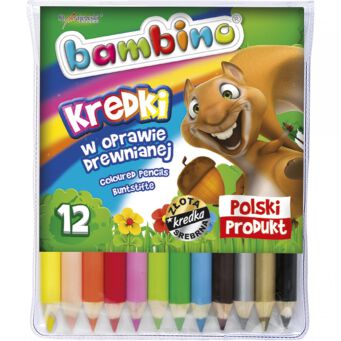 KREDKI BAMBINO OŁ GRUBE 12 KOL [8] 0294 NN