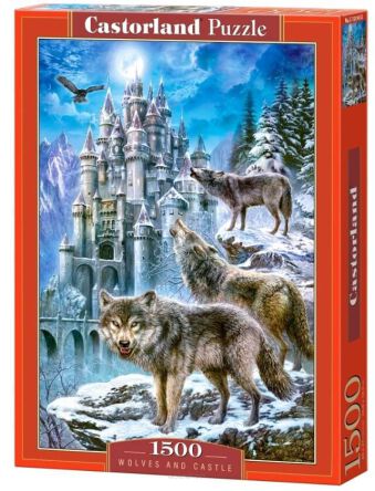 CASTOR PUZZLE 1500 WOLVES AND CASTLE 1141