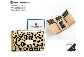 PORTFEL DAMSKI SKÓRA PTN PS108-PDS GOLD 2180 NN