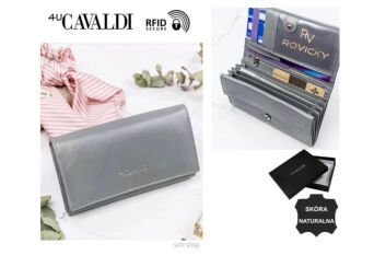 PORTFEL DAMSKI SKÓRA RD-08-GCL GRAY 7253 NN