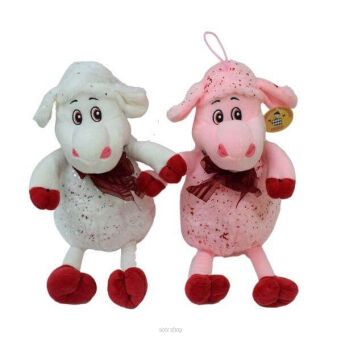 PLUSZ OWCA W ZŁOTE CĘTKI 38 CM 0536