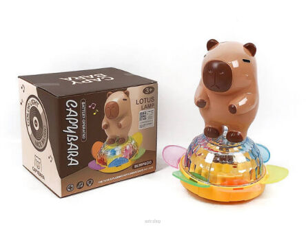 KAPIBARA NA BAT. ŚW. DŹW. 17X14 CM 3767