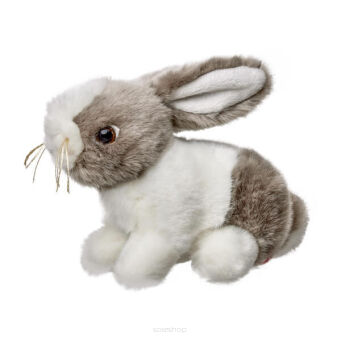 PLUSZ KRÓLICZEK SZARO-BIAŁY 16 CM 3124 NN