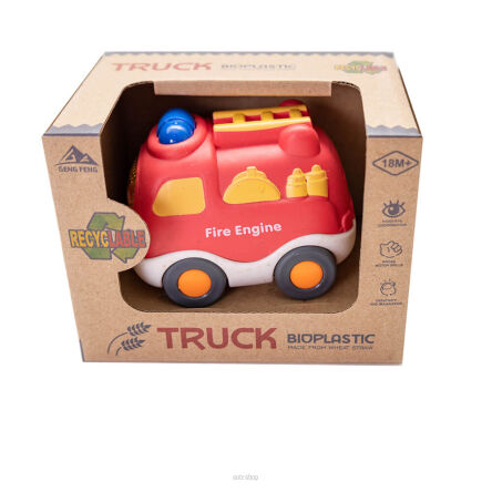 AUTO STRAŻ Z BIOPLASTIKU 11 CM 1420