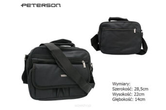TORBA MĘSKA PTN 6527 BLACK 5796 NN