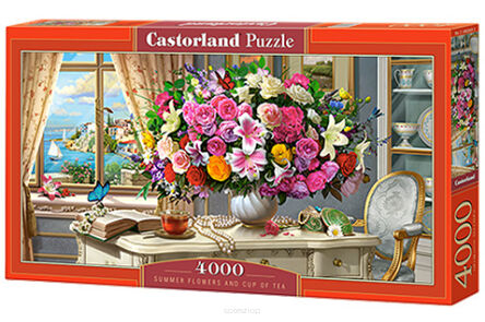 CASTOR PUZZLE 4000 SUMMER FLOWERS AND CUP... 0263