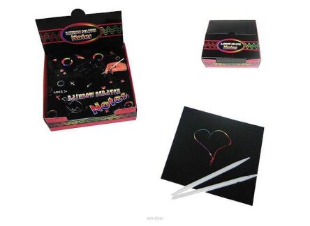 NOTES CZARNE KARTKI 100 SZT 8,5X8,5 CM 5688 NN