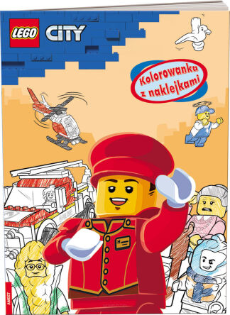 AMEET LEGO CITY KOLOROWANKA Z NAKLEJKAMI 8886