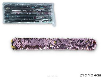 OPASKA NA RĘKĘ SAMOZACIS CEKINY 21 CM (12) 2078 NN