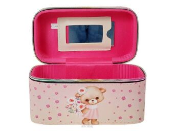 KUFEREK "S" Z ZAMKIEM I LUST. MIŚ 19X12 CM 5182