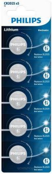 BATERIA PHILIPS CR2025 5 SZT 5032 NN