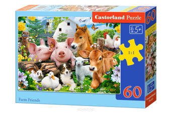 CASTOR PUZZLE 60 FARM FRIENDS 6209