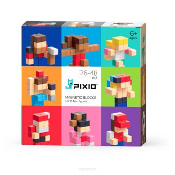 KLOCKI MAGNETYCZNE PIXIO MINI FIGURES 22-48 0907 N