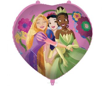 BALON FOLIOWY SERCE PRINCESS LIVE YOUR STORY 9900