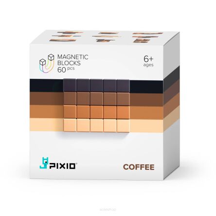 KLOCKI MAGNETYCZNE PIXIO 60 ABSTRACT COFFEE 0518 N