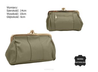 PORTMONETKA SKÓRZANA K09 BEIGE 3896 NN