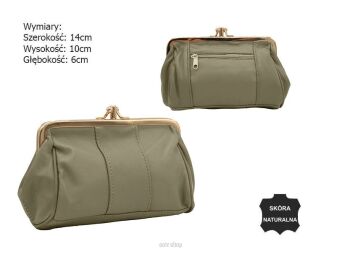 PORTMONETKA SKÓRZANA K09 BEIGE 3896 NN