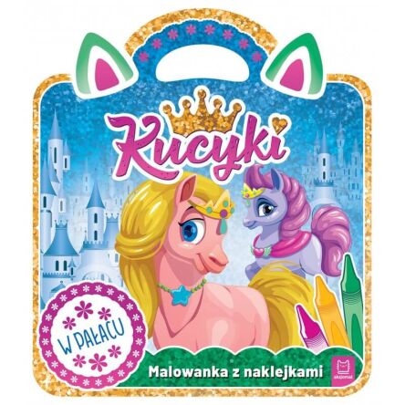 MALOWANKA Z NAKLEJKAMI KUCYKI W PAŁACU 6876