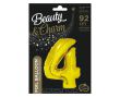 BALON FOLIOWY CYFRA 4 ZŁOTA 92 CM [5] 2986 - 2