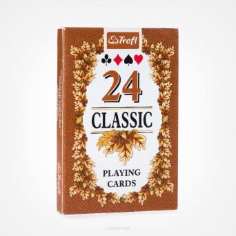 KARTY DO GRY 24 CLASSIC TREFL [15] 2456