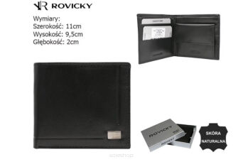 PORTFEL MĘSKI SKÓRA CPR-10-NBAR BLACK 7636 NN