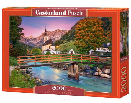 CASTOR PUZZLE 2000 SUNSET IN RAMSAU 0801