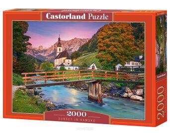 CASTOR PUZZLE 2000 SUNSET IN RAMSAU 0801