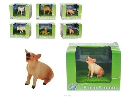 ZWIERZĘTA DOMOWE OWCA ŚWINKA 3 RODZ 5-6 CM 6905