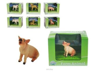 ZWIERZĘTA DOMOWE OWCA ŚWINKA 3 RODZ 5-6 CM 6905