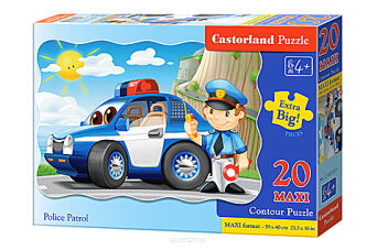 CASTOR PUZZLE 20 MAXI POLICE PATROL 2252