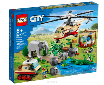 LEGO 60302 CITY NA RATUNEK DZIKIM ZWIERZĘTOM NN